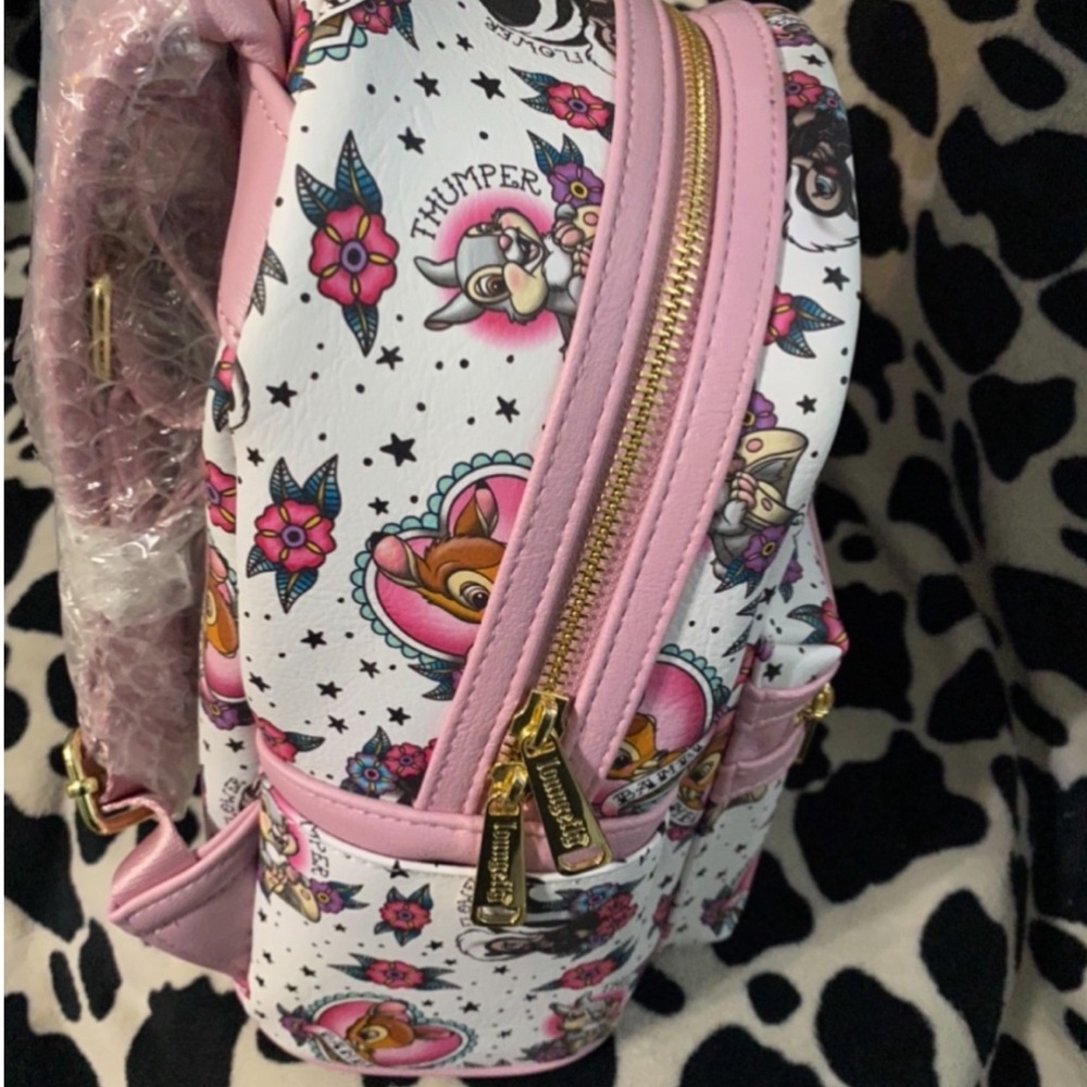 Bambi tattoo loungefly backpack & pencil case - Picture 5 of 7